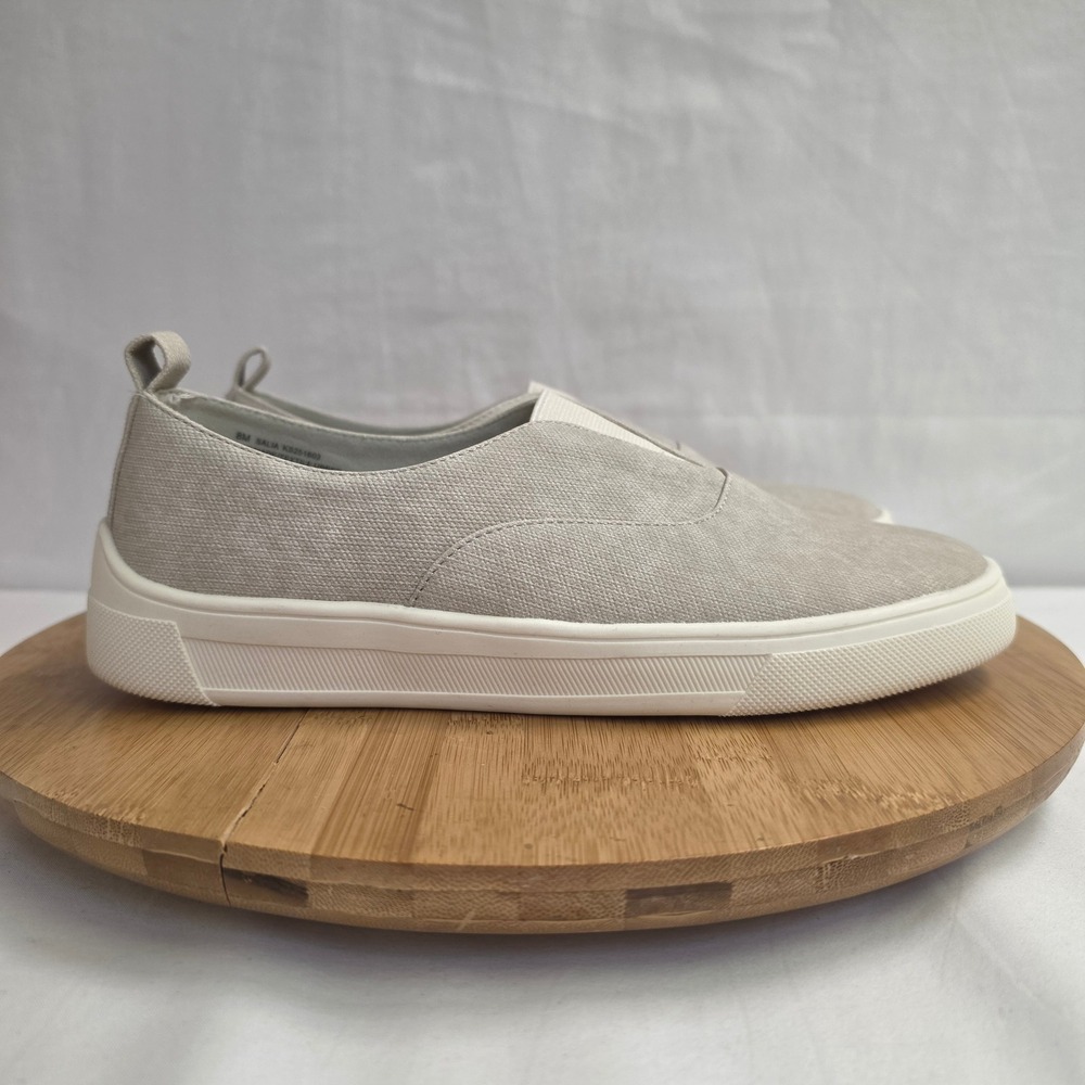 Kensie Salia Womens 8 M Beige Slip On Sneakers Casual Comfort Shoes KS251603
